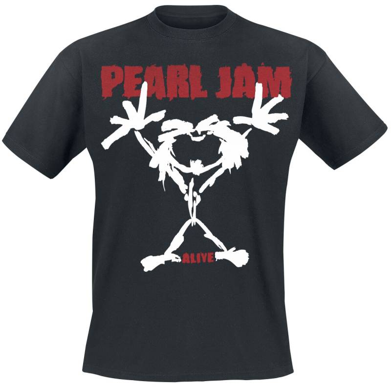 Pearl Jam Stickman T-Shirt schwarz in M von Pearl Jam