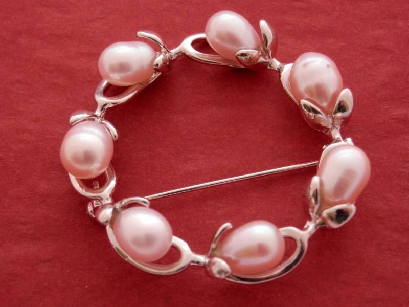 Brautjungfer Geschenk, Brosche, Perle Weihnachtsgeschenk, Elegante Braut Brosche Hochzeit Brosche-Hochzeitsschmuck Broke von PearlDazzle