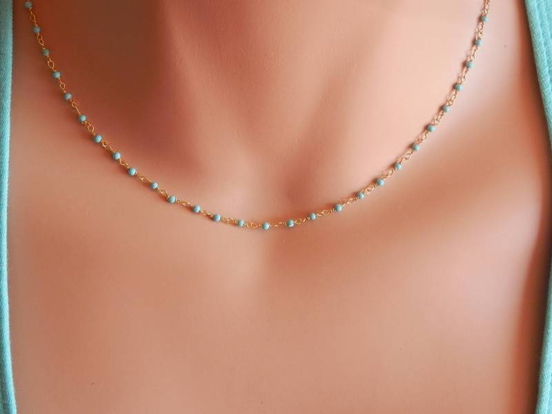 Zierliche Türkis Kette von PearlDazzle
