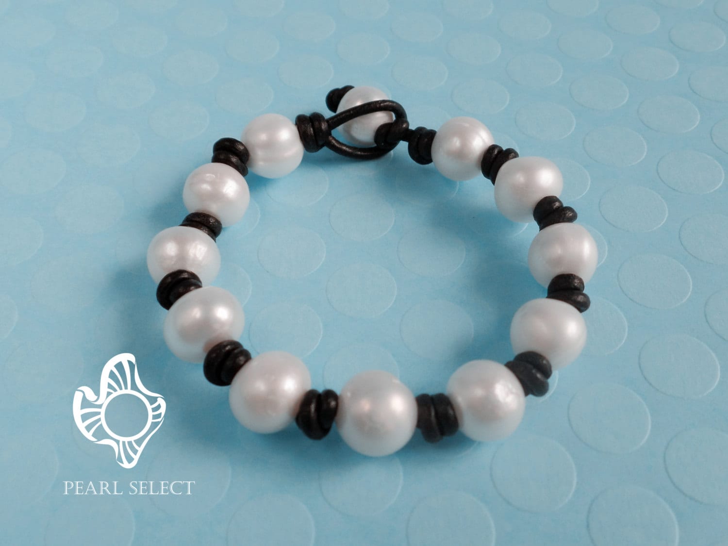 Süßwasser-Zuchtperlen Lederarmband Einzelstrang, 11-12 Mm von PearlSelect