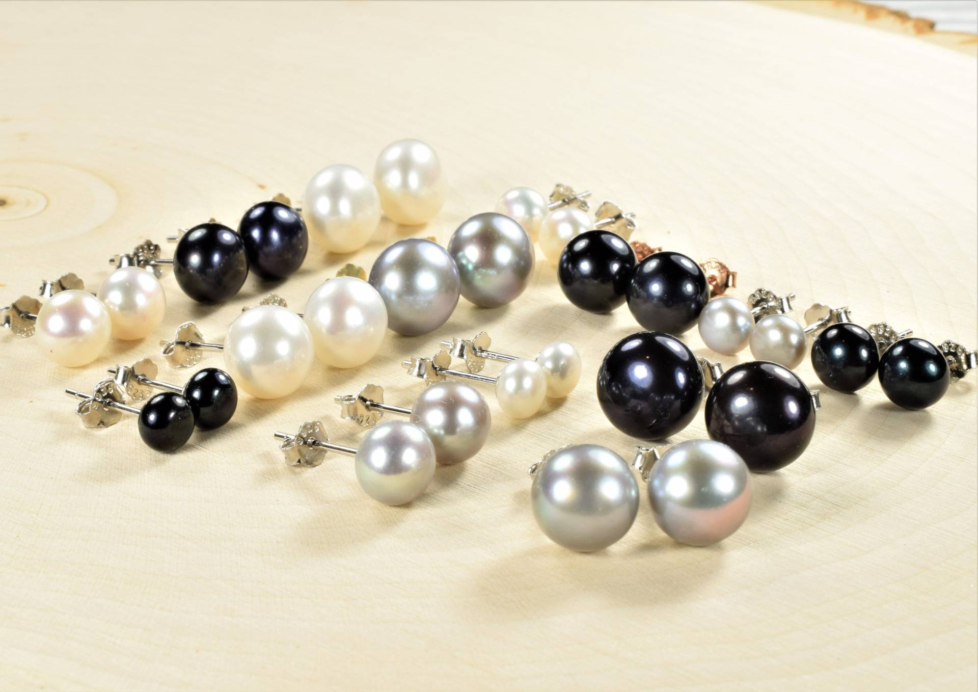 Süßwasser-Zuchtperlen-Ohrstecker Silber, Gold, Rosegold Beiträge von PearlSelect