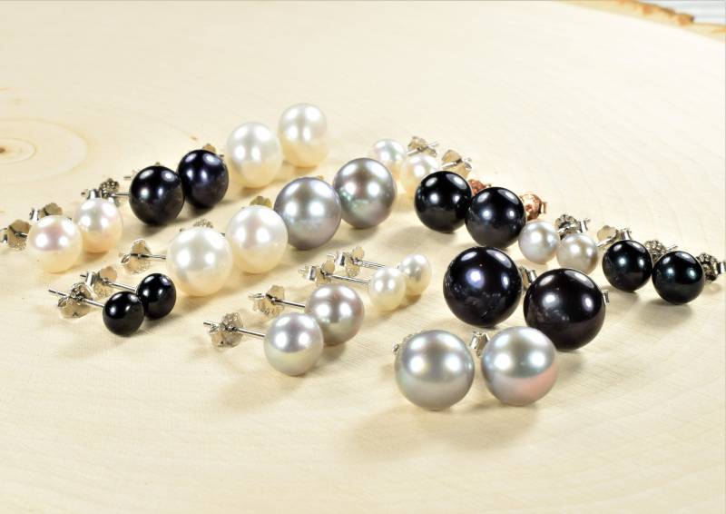 Süßwasser-Zuchtperlen-Ohrstecker Silber, Gold, Rosegold Beiträge von PearlSelect