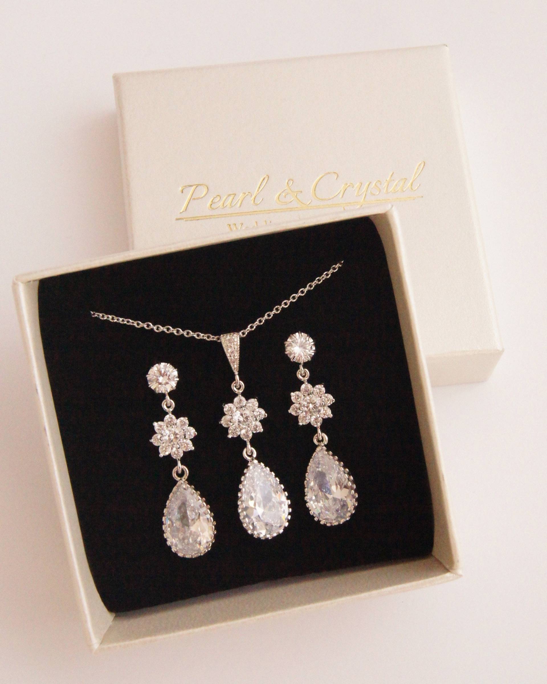 Ohrringe Braut, Hochzeit, Brautschmuck, Hochzeitsschmuck, Brautohrringe, Braut Ohrringe von PearlandCrystal