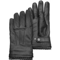 Pearlwood Vintage-Lederhandschuhe mit Druckknopf-Riegel und Primaloft-Wattierung in S von Pearlwood