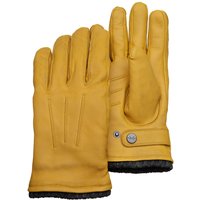 Pearlwood Vintage-Lederhandschuhe mit Druckknopf-Riegel und Primaloft-Wattierung in XL von Pearlwood