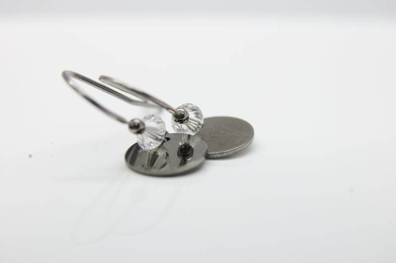 Sparkling Black Point..ohrhänger 925 Schwarz Ruth von PebblesSchmuckdesign