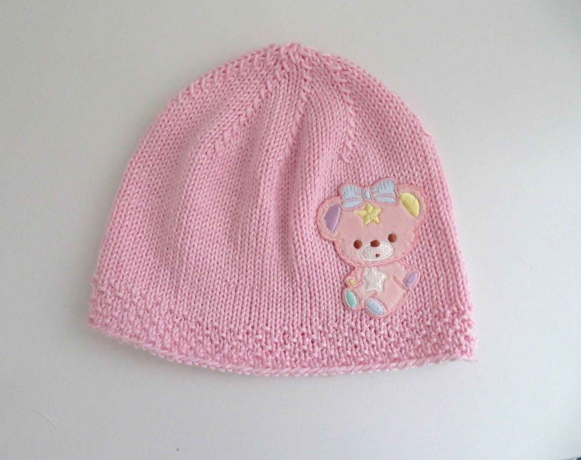 Babystrickmütze Rosa von PebblesUndAmelie