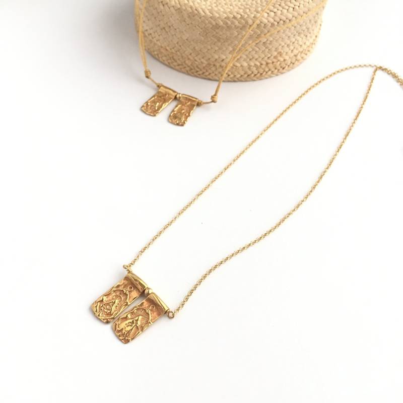 Skapular Vergoldetes Sterlingsilber Mit Kette von PecoraMadrid