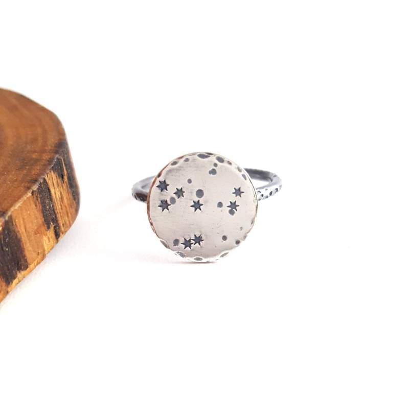 Sternzeichen Ring - Sterne Sterling Silber Signe Astral von PeculiarForest