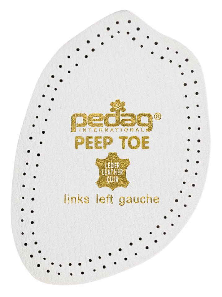 Pedag Halbsohlen Peep Toe - Zehenfrei Halbsohle aus Leder von Pedag