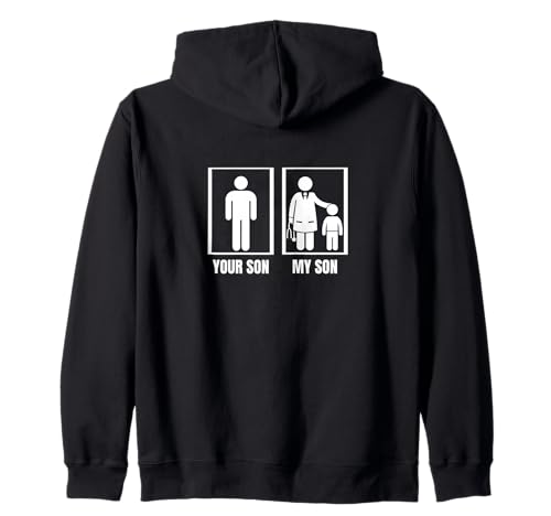 Kinderarzt Dein Sohn Mein Sohn Papa Mama Lustiger Kinderarzt Kapuzenjacke von Pediatric Doctor Appreciation Gifts
