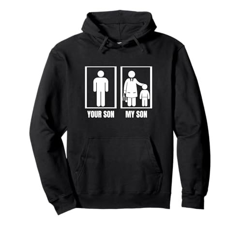 Kinderarzt Dein Sohn Mein Sohn Papa Mama Lustiger Kinderarzt Pullover Hoodie von Pediatric Doctor Appreciation Gifts