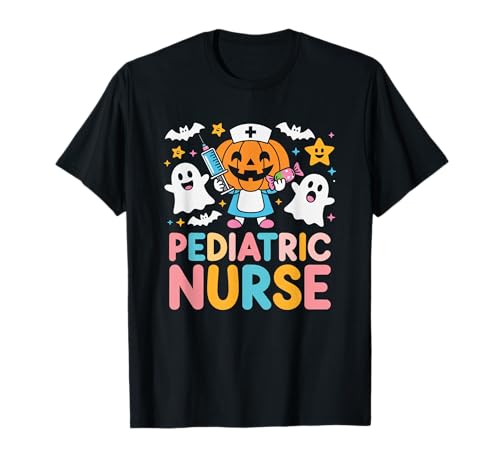Halloween-Kinderkrankenschwester Pädiatrische Notfallkrankenschwester für Kinder T-Shirt Halloween-Kinderkrankenschwester Pädiatrische Notfallkrankenschwester für Kinder T-Shirt von Pediatric Emergency Nurse Halloween Apparel