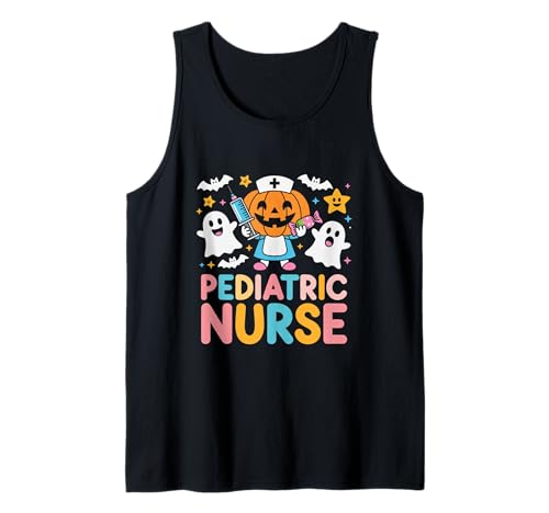 Halloween-Kinderkrankenschwester Pädiatrische Notfallkrankenschwester für Kinder Tank Top Halloween-Kinderkrankenschwester Pädiatrische Notfallkrankenschwester für Kinder Tank Top von Pediatric Emergency Nurse Halloween Apparel
