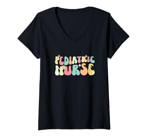 Damen Pädiatrische Krankenschwester PICU Pädiatrische Notfallkrankenschwester Peds Krankenschwester T-Shirt mit V-Ausschnitt Damen Pädiatrische Krankenschwester PICU Pädiatrische Notfallkrankenschwester Peds Krankenschwester T-Shirt mit V-Ausschnitt von Pediatric Emergency Nurse Rn Appreciation Apparel