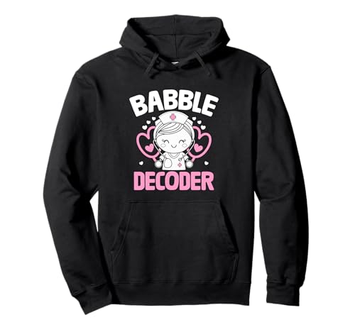 Babble Decoder Kids Doctor Pediatrics Child Pediatrics Child Pediatricians Pullover Hoodie von Pediatrics Sayings For Hospital Pediatricians Gift