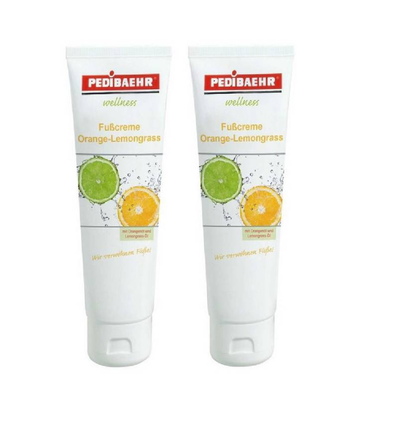 Pedibaehr Fußcreme Orange - Lemongras von Pedibaehr