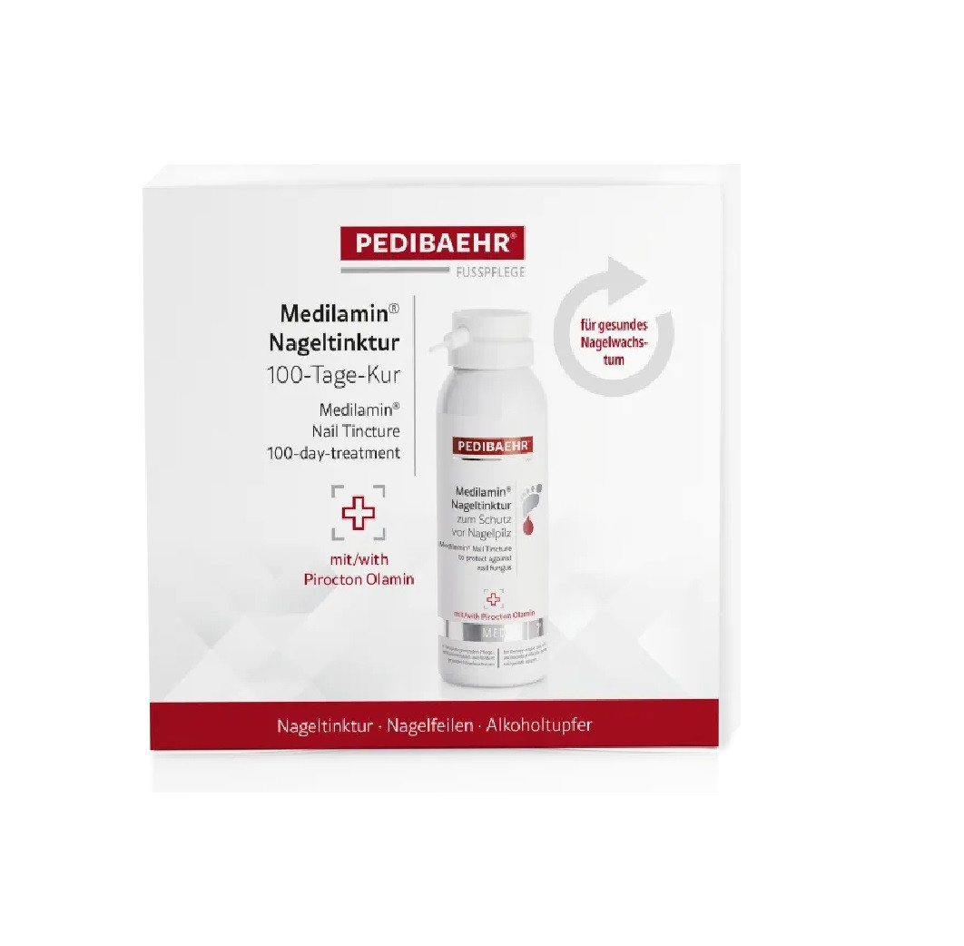 Pedibaehr Fußpflegecreme Medilamin Nageltinktur 100 Tage Kur, 1-tlg. Pedibaehr Fußpflegecreme Medilamin Nageltinktur 100 Tage Kur, 1-tlg. von Pedibaehr