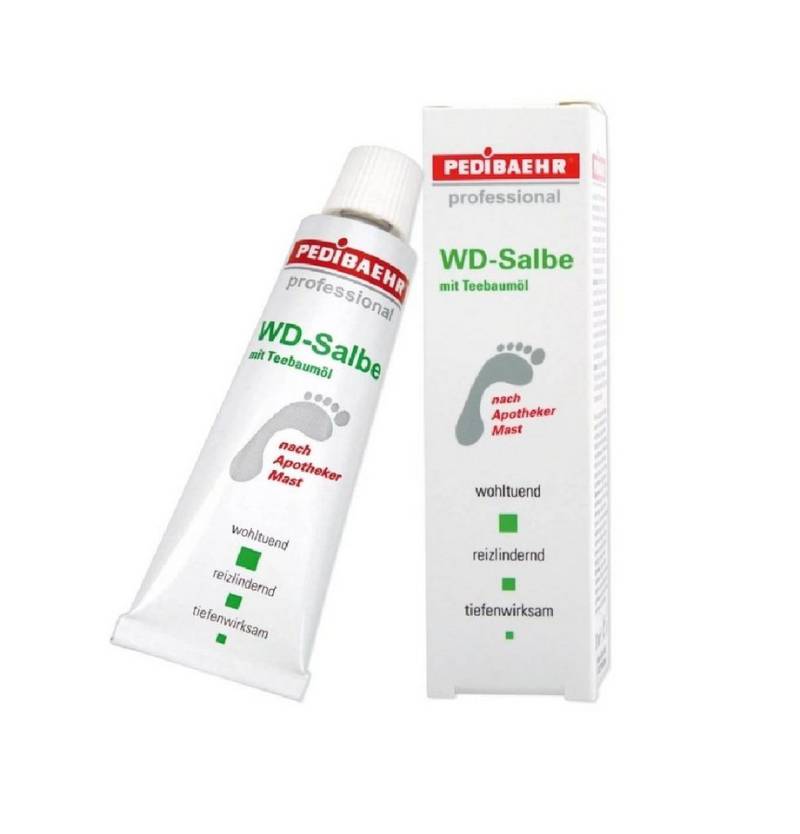 Pedibaehr Fußpflegecreme WD-Salbe mit Teebaumöl 30ml Pedibaehr Fußpflegecreme WD-Salbe mit Teebaumöl 30ml von Pedibaehr