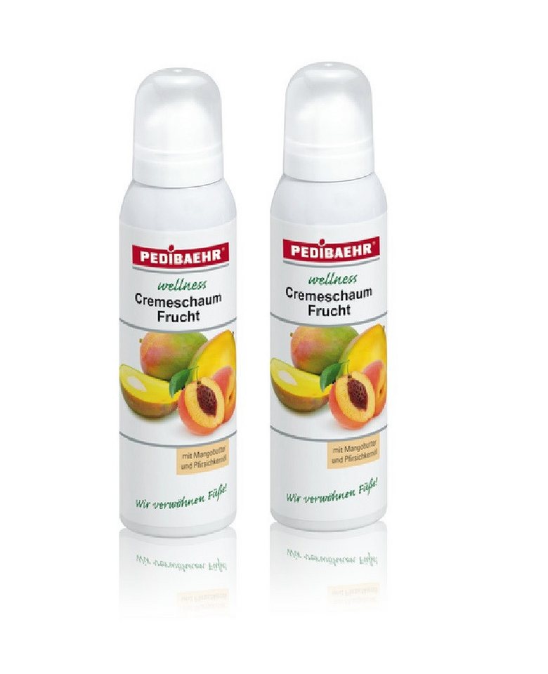 Pedibaehr Fußschaum Frucht mit Mango & Pfirsich von Pedibaehr