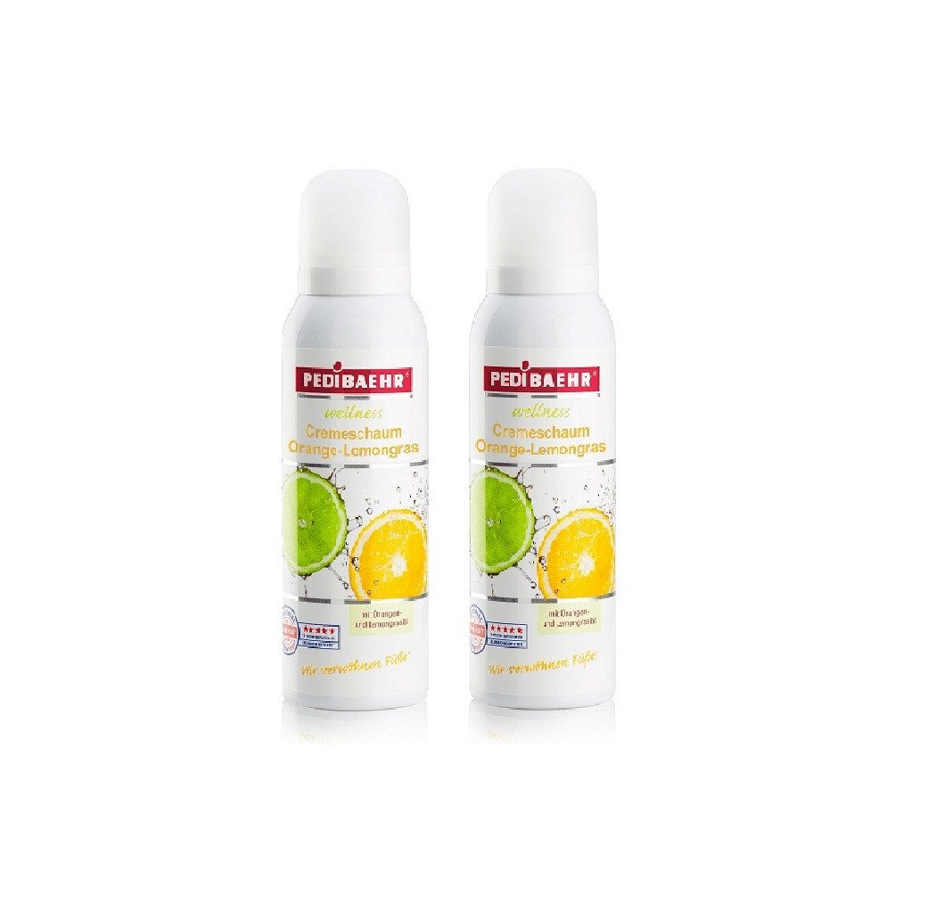 Pedibaehr Fußschaum Orange - Lemongrass Pedibaehr Fußschaum Orange - Lemongrass von Pedibaehr