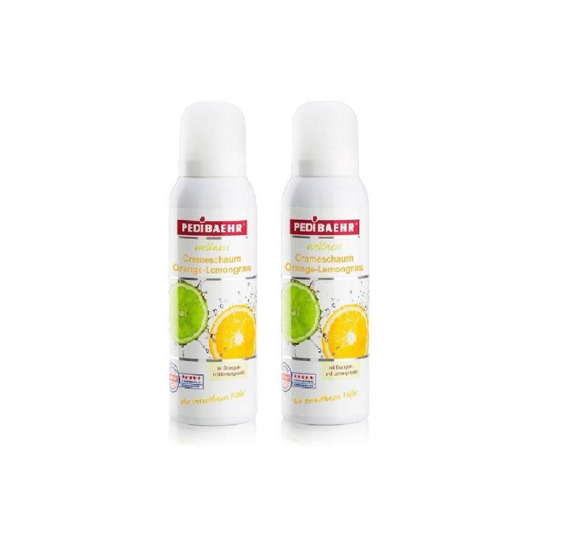 Pedibaehr Fußschaum Orange - Lemongrass von Pedibaehr