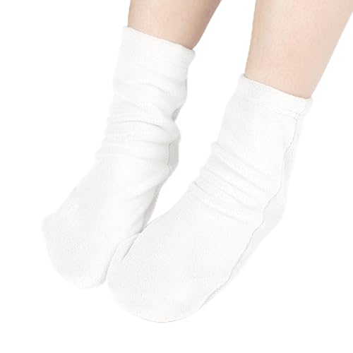 Rizinusöl-Packung für Füße, Übergröße, Rizinusöl-Socken für Frauen, Füße, Arthritis und Füße, Kribbeln, Rissbildung, Weiss/opulenter Garten Rizinusöl-Packung für Füße, Übergröße, Rizinusöl-Socken für Frauen, Füße, Arthritis und Füße, Kribbeln, Rissbildung, Weiss/opulenter Garten von Pedobi