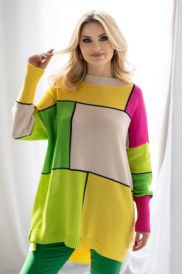 PeeKaBoo Rundhalspullover Damenpullover bunt gemustert PeeKaBoo Rundhalspullover Damenpullover bunt gemustert von PeeKaBoo