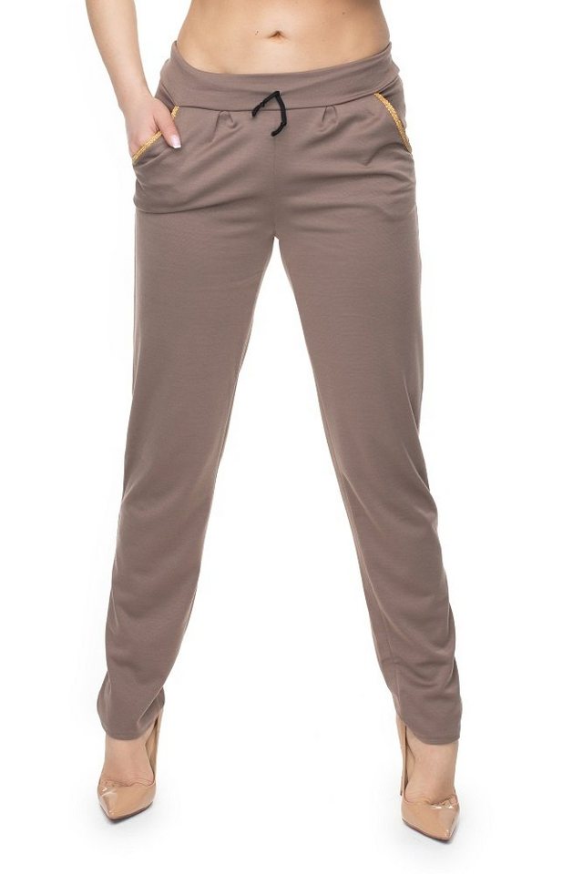 PeeKaBoo Schlupfhose Hose Freizeithose mit Goldbesatz an Eingrifftaschen PeeKaBoo Schlupfhose Hose Freizeithose mit Goldbesatz an Eingrifftaschen von PeeKaBoo