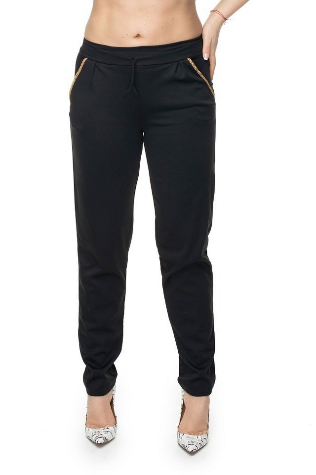 PeeKaBoo Schlupfhose Hose Freizeithose mit Goldbesatz an Eingrifftaschen PeeKaBoo Schlupfhose Hose Freizeithose mit Goldbesatz an Eingrifftaschen von PeeKaBoo