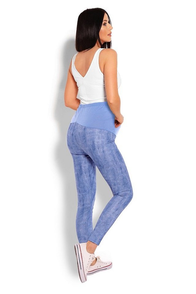 PeeKaBoo Umstandsleggings Umstands-Leggings in Jeansoptik mit Bauchband von PeeKaBoo