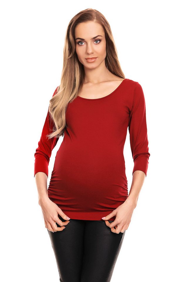 PeeKaBoo Umstandsshirt Umstandsbluse Umstandsmode Schwangerschaftsbluse von PeeKaBoo