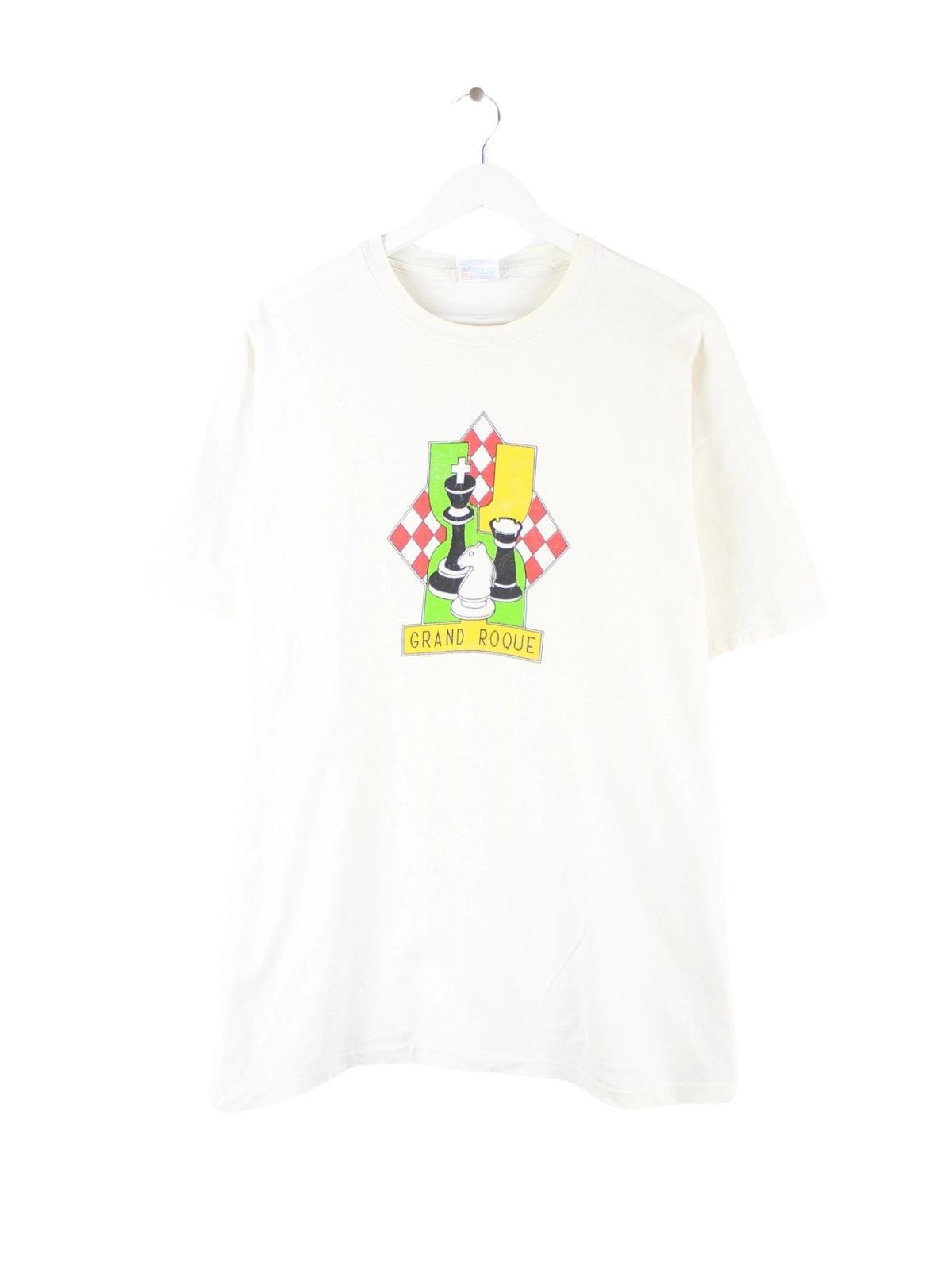 Hanes 90S Vintage Chess Print Single Stitch T-Shirt Weiß Xl Herren Hanes 90S Vintage Chess Print Single Stitch T-Shirt Weiß Xl Herren von PeecesDE
