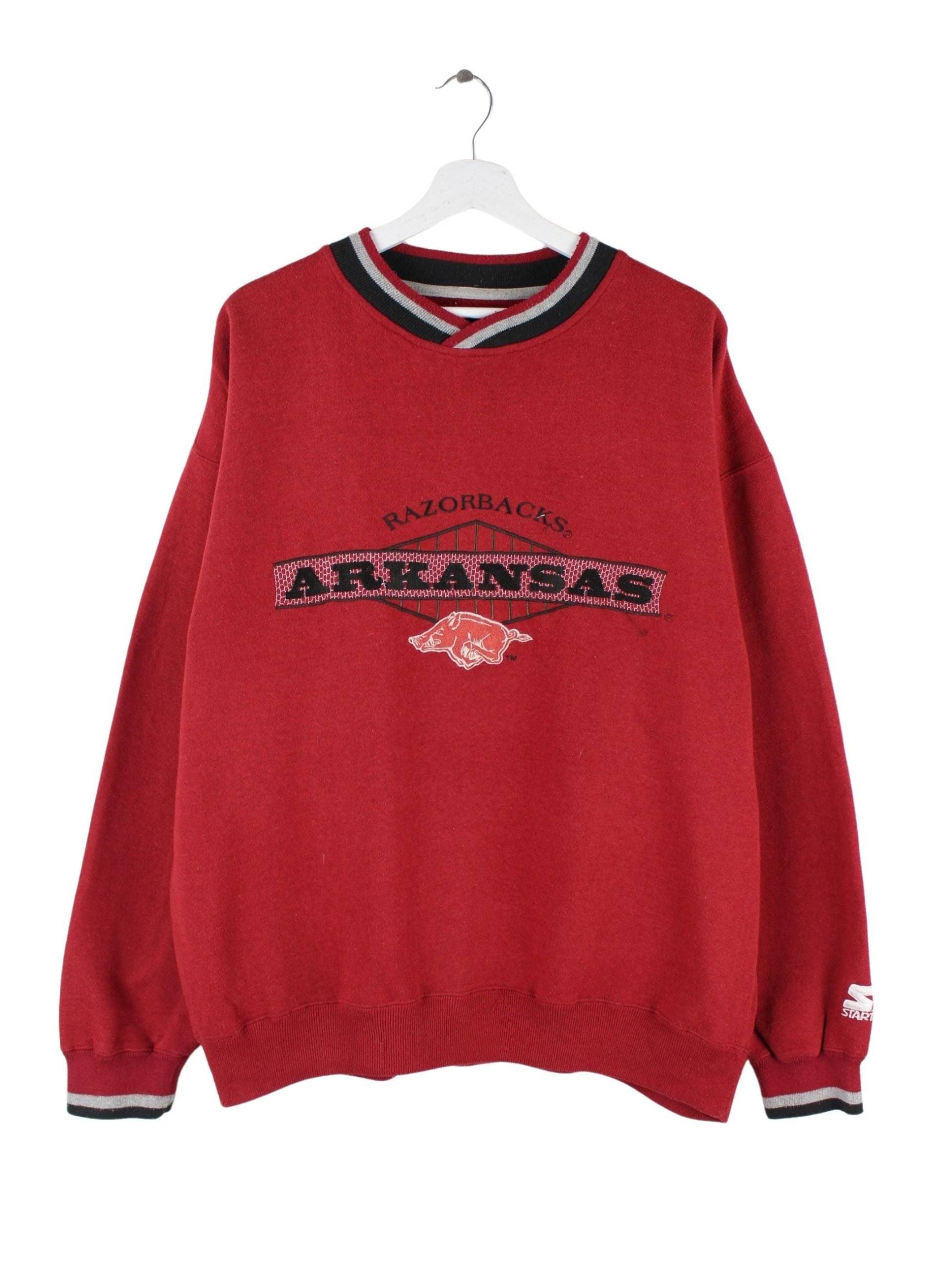 starter 90S Vintage Arkansas Razorbacks Embroidered Sweater Rot Xl Herren starter 90S Vintage Arkansas Razorbacks Embroidered Sweater Rot Xl Herren von PeecesDE