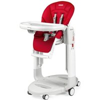 Peg Perego Hochstuhl Tatamia Follow Me Fragola Lederimitat von Peg-Perego