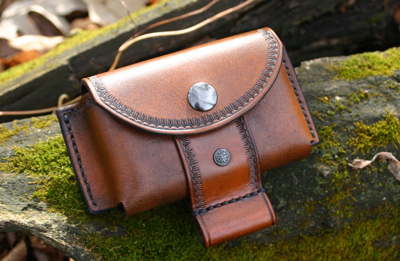 Leder Gürteltasche/Altoids Blechbeutel Bushcraft Beutel Mögliche Für Feuerwehrset Erste Hilfe Pegcity-Leder von PegCityLeather