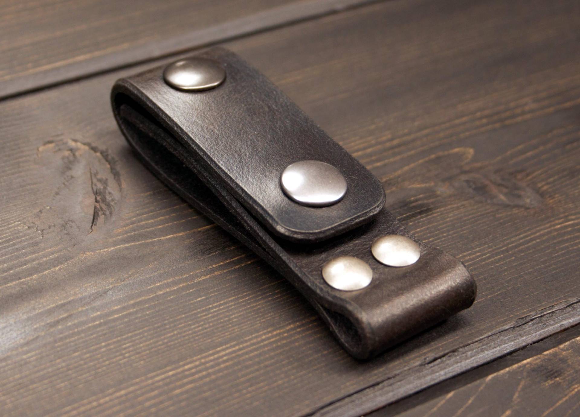 Leder Snap Schlüsselanhänger Anhänger von PegCityLeather