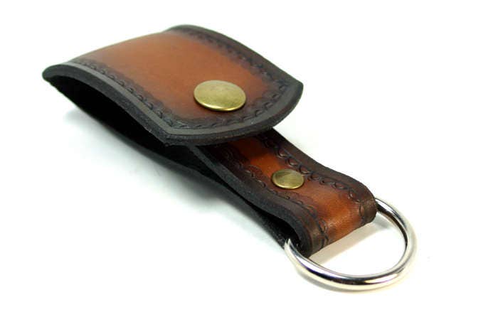 Messerscheide Aus Tan Leder/Schlüsselanhänger Made To Snap Auf Ihrem Gürtel Passend Für Bis Zu 5, 5 cm Breite Gürtel Messerscheide Aus Tan Leder/Schlüsselanhänger Made To Snap Auf Ihrem Gürtel Passend Für Bis Zu 5, 5 cm Breite Gürtel von PegCityLeather