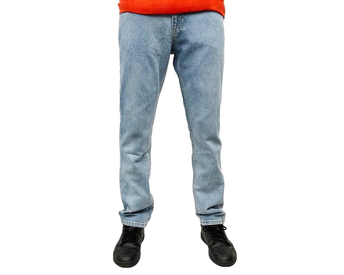 Pegador 5-Pocket-Jeans Baures Straight 32 (1-tlg., kein Set) logogeprägte Knöpfe und Nieten von Pegador