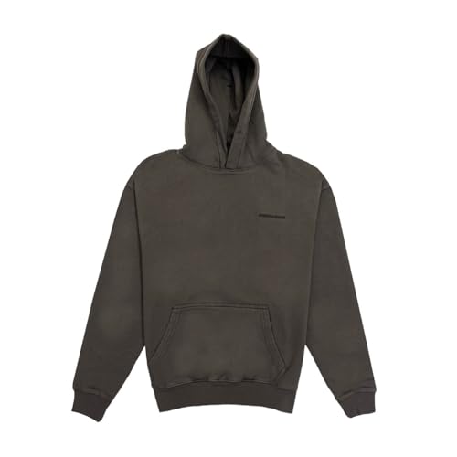 Pegador Herren Hoodie Logo Oversized Washed Volcano Grey Gum (DE/NL/SE/PL, Alphanumerisch, S, Regular, Regular, Grau) von Pegador