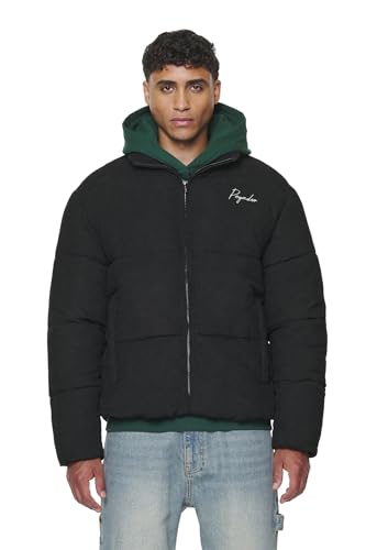 Pegador Herren Jacket Sundre Cord Puffer black (DE/NL/SE/PL, Alphanumerisch, L, Regular, Regular) von Pegador