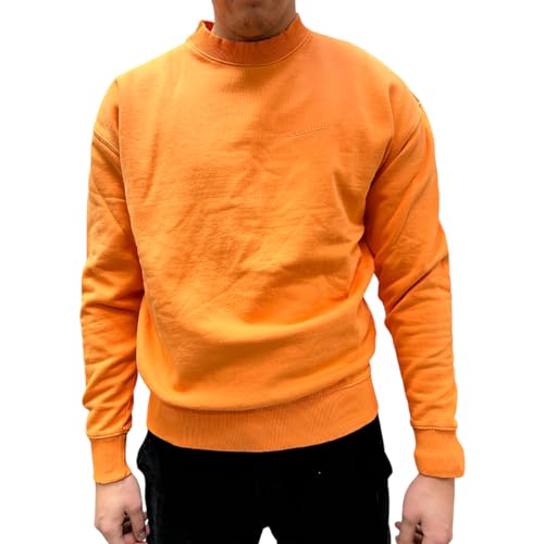 Pegador Herren Sweater Logo Gum Oversized Vintage Washed Sunrise orange (DE/NL/SE/PL, Alphanumerisch, L, Regular, Regular, Orange) von Pegador