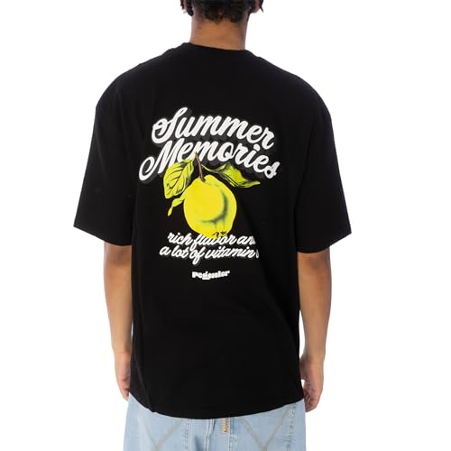 Pegador Herren T-Shirt Farren Oversized, wshed Black, S von Pegador