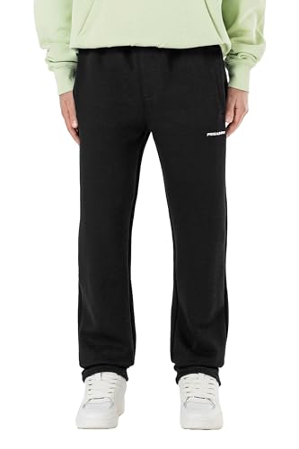 Pegador Jawed Wide Structured Hose Herren Jogginghose, Black, L von Pegador
