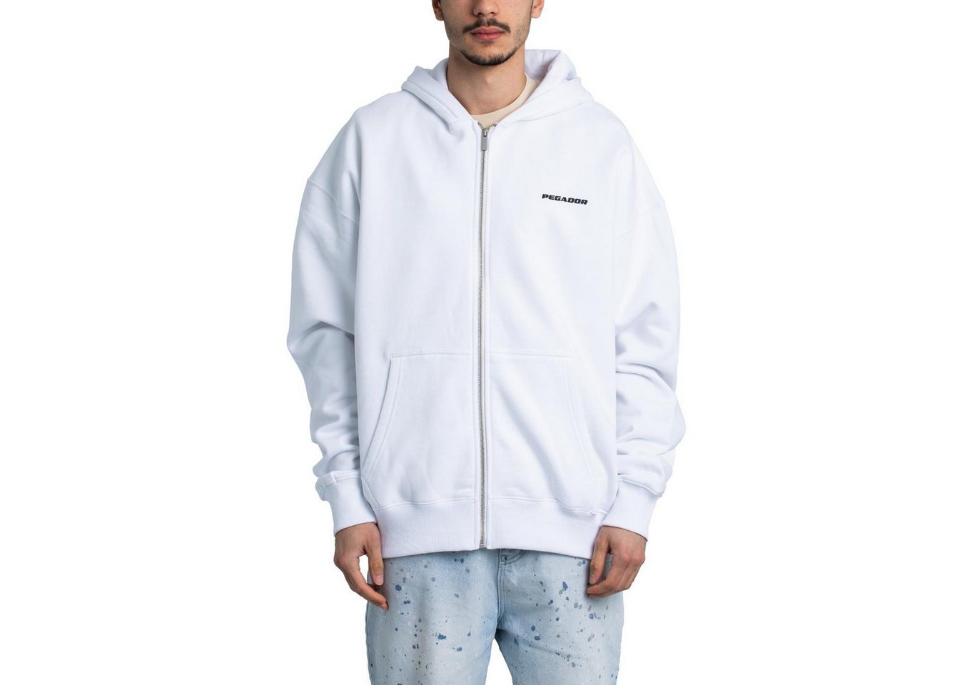 Pegador Kapuzensweatjacke Pegador Oversized Zip Hoodie von Pegador