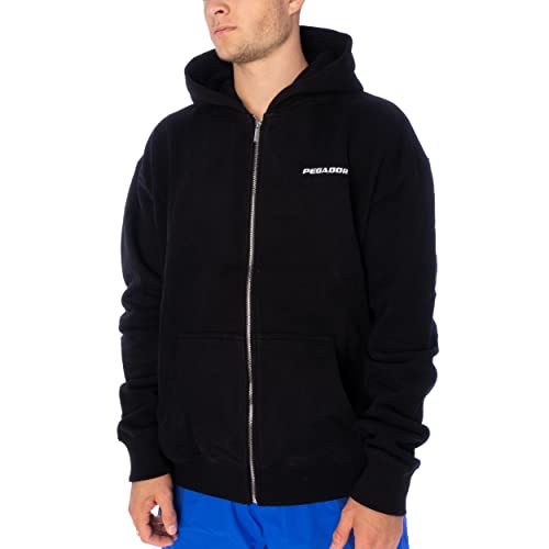 Pegador Logo Oversized Sweatjacke Herren schwarz XL von Pegador