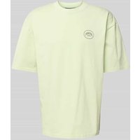 Pegador Oversized T-Shirt mit Label-Print Modell 'BUCKLIN' in Mint, Größe L Pegador Oversized T-Shirt mit Label-Print Modell 'BUCKLIN' in Mint, Größe L von Pegador