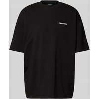 Pegador Oversized T-Shirt mit Label-Print in Black, Größe S von Pegador