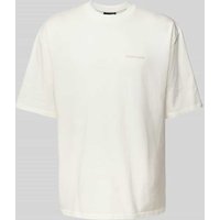 Pegador Oversized T-Shirt mit Label-Print in Offwhite, Größe XXL von Pegador