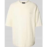 Pegador Oversized T-Shirt mit Label-Stitching in Offwhite, Größe XL Pegador Oversized T-Shirt mit Label-Stitching in Offwhite, Größe XL von Pegador